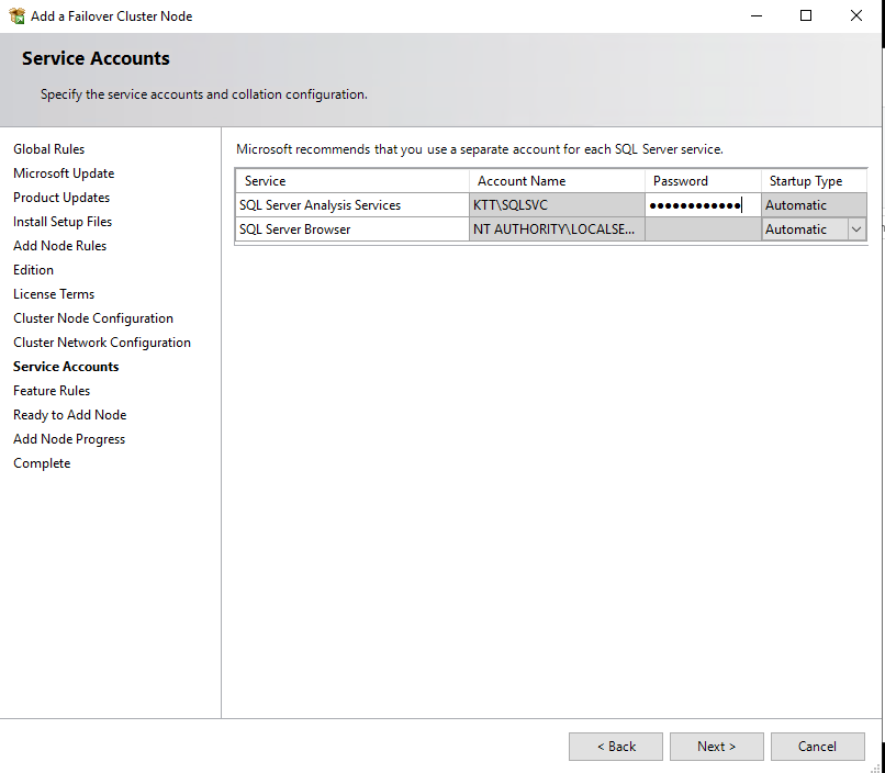 Add Node To Analysis Services Failover Cluster
