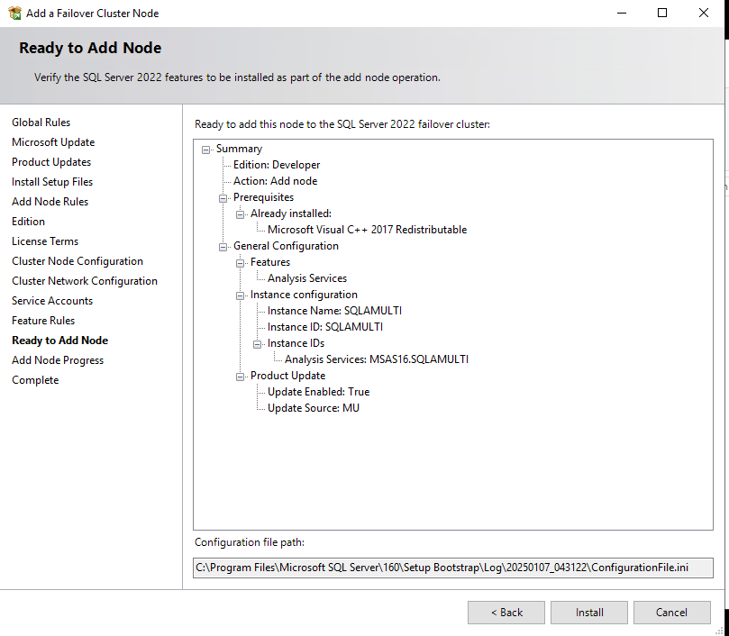 sql failover cluster