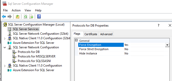 The certificate chain was issued by an authority that is not trusted